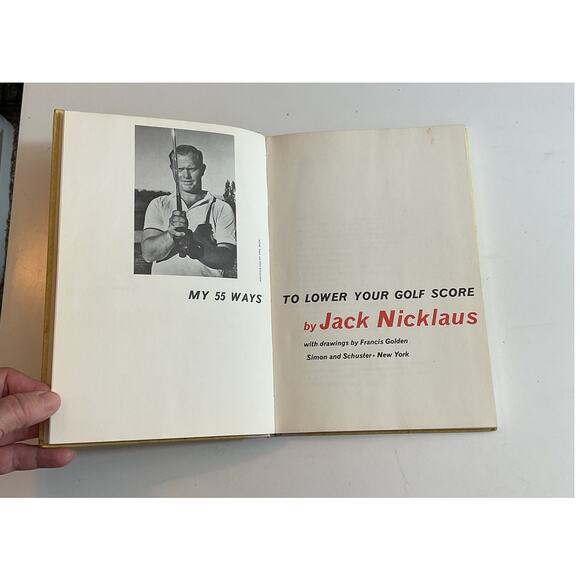 1964 Hardcover “My 55 Ways to Lower Your Golf Score” by Jack Nicklaus - Picture 1 of 7